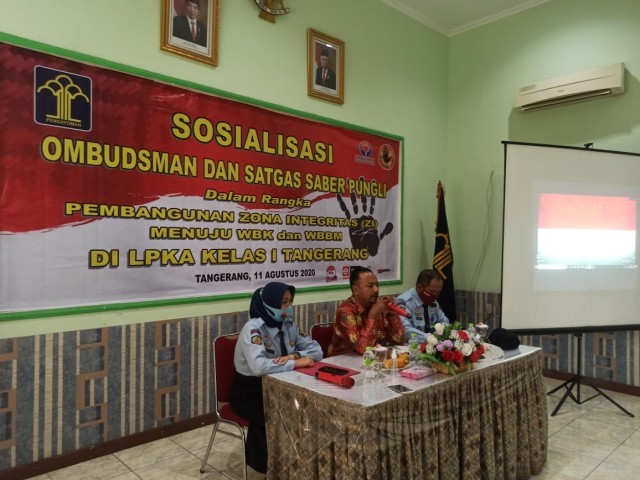 Penguatan Zona Integritas Menuju Wbk Dan Wbbm Lpka Kelas I Tangerang Gandeng Ombudsman Banten Ombudsman Ri